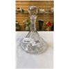 Image 2 : CRYSTAL SHIP DECANTER AND 8 CRYSTAL GLASSES
