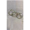 Image 9 : CRYSTAL PENDENT DECORATION, LIDDED HEART DISH AND PERFUME BOTTLE