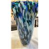 Image 3 : ART GLASS VASE 10 IN TALL - END OF DAY STYLE