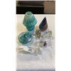 Image 2 : ART GLASS FIGURES AND ART GLASS TEALIGHT LAMP AND ART GLASS OIL LAMPS