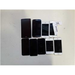 LOT OF IPHONES - AS IS