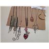 Image 3 : TRAY OF NECKLACES