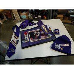 LOT OF VIKINGS NFL COLLECTABLES