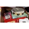 Image 2 : Box of martini glasses, c700 tamborine, slow cooker and more
