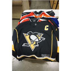 6 HOCKEY JERSEYS, NHL AND OTHER