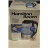 Image 1 : AS NEW HAMILTON BEACH GLASS ELECTRIC KETTLE 1.7 LITRE - WORKING