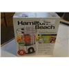 Image 1 : AS NEW HAMILTON BEACH FOOD PROCESSOR - WORKING