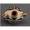 Image 5 : NATIVE AMERICAN ACOMA POTTERY CANTEEN BY E CERNO