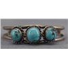 Image 1 : NATIVE AMERICAN NAVAJO SILVER BRACELET SIGNED WITH HALLMARK