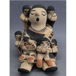 NATIVE AMERICAN COCHITI POTTERY STORY TELLER