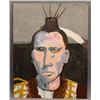 Image 1 : NATIVE AMERICAN NEZ PERCE PAINTING BY FRANK BUFFALO HYDE