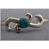Image 8 : NATIVE AMERICAN NAVAJO SILVER BRACELET HALLMARKED FJ