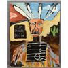 Image 1 : NATIVE AMERICAN NEZ PERCE PAINTING BY FRANK BUFFALO HYDE