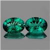 Image 1 : Natural Emerald Blue Green Fluorite Pair 34 Ct - FL