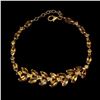 Image 2 : Natural 8x4mm Yellow Citrine 71.41 Ct Bracelet