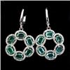 Image 1 : Natural Oval Green Emerald 49 Carats Earrings