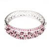 Image 3 : Natural Ruby & Pink Raspberry Rhodolite Garnet Bangle