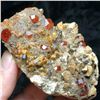 Image 5 : Natural Spessartine Garnets & Smoky Quartz Specimen