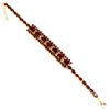 Image 2 : Natural Top Rich Orange Mozambique Garnet Bracelet
