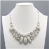 Image 1 : LUMINISCENT 235 CT NATURAL MOONSTONE NECKLACE