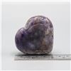 Image 3 : BEAUTUIFUL 554 CT NATURAL AMETHYST CARVED HEART