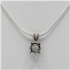 Image 2 : Sparkling 3.5 Ct Brilliant Round Cut Diamond Pendant