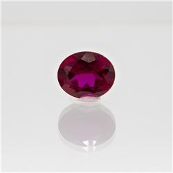 DAZZLING 5.76 CT RED RUBY SOLITARE