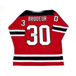 *AUTHENTIC* Martin Brodeur Autographed New Jersey Devils Home Jersey With COA
