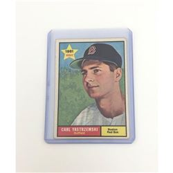 1961 Topps Baseball Carl Yastrzemski Rookie Card