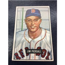 1951 Bowman #306 Jim Piersall Boston Red Sox RC Rookie Baseball Card