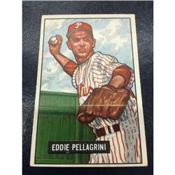 1951 Bowman #292 Eddie Pellagrini Baseball Card