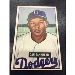 1951 Bowman #225 Dan Bankhead Dodgers Baseball Card