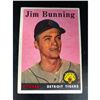 Image 1 : 1958 TOPPS Baseball Card JIM BUNNING #115 Detroit Tigers HOF