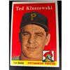 Image 1 : 1958 Topps Set TED KLUSZEWSKI #178 Pittsburgh Pirates