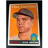 Image 1 : 1958 Topps Set CLINT COURTNEY Low Number #92 Washington Senators