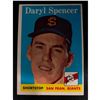 Image 1 : 1958 Topps #68 Daryl Spencer Giants Baseball Card