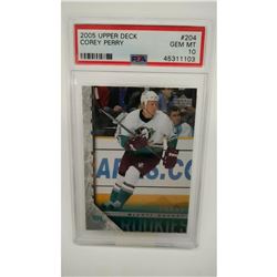 GEM MT 2005 Upper Deck - Corey Perry Hockey Card #204