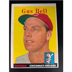 1958 Topps Baseball #75 Gus Bell (Redlegs) Baseball Card