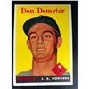 Image 1 : 1958 Topps #244 Don Demeter Los Angeles Dodgers RC Rookie Card