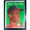 Image 1 : 1958 Topps Set FELIX MANTILLA Low Edition #17 Milwaukee Braves Baseball Card