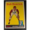 Image 1 : 1958 Topps Baseball #134 Bob Henrich RC (Redlegs) Baseball Card