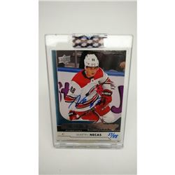 2018 Upper Deck *SIGNED* 37/88 Martin Necas Young Guns #464 With COA