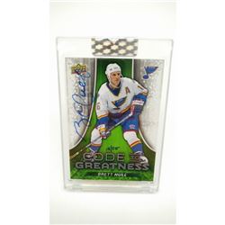 RARE *Signed 12/25* Brett Hull Upper Deck Code To Greatness
