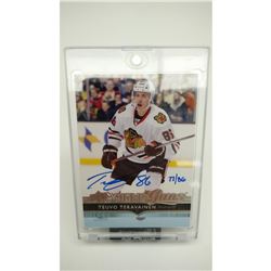 2014 *SIGNED 77/86* Teuvo Teravainen - Upper Deck Young Guns