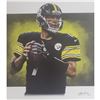 Image 2 : Steelers #7 Ben Roethlisberger 2/10 Limited Edition Print