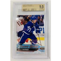 2016-17 Upper Deck #468 Mitch Marner Young Guns Rookie Card Graded 9.5 GEM MINT