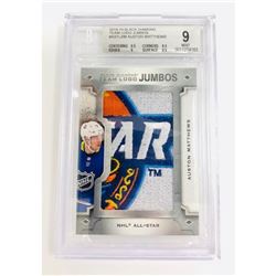 2018-19 Graded Black Diamond Team Logo Auston Matthews Allstar Jersey Patch Hockey Card