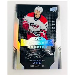 *AUTOGRAPHED* Upper Deck 107/299 Black Lustrous Rookies #50 - Sebastian Aho