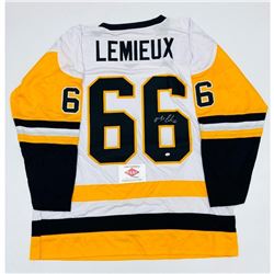 *AUTOGRAPHED* Mario Lemieux Pittsburgh Penguins Signed Jersey With COA