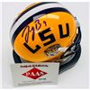 Image 3 : *AUTHENTIC* Joe Burrow Autographed LSU Tigers Schutt Mini Helmet With COA